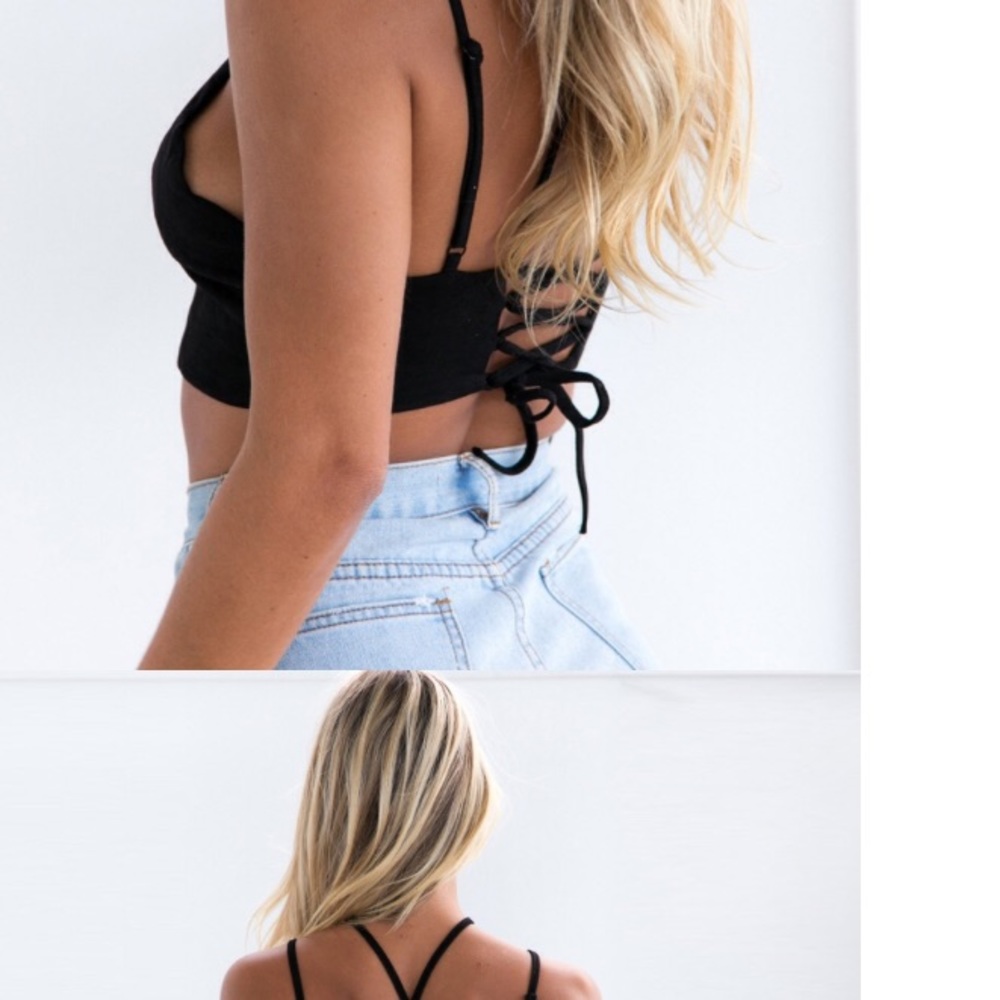 FESTIVAL READY TOP in vegan suede - Picture 4 of 8